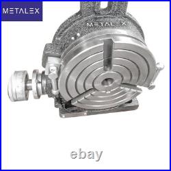 6'' 150mm Rotary Table 3 Slots High Quality Horizontal Vertical Milling Machine