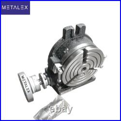 6'' 150mm Rotary Table 3 Slots High Quality Horizontal Vertical Milling Machine