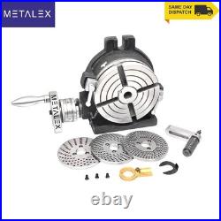 6 4 Slot Precision Rotary Table Horizontal Vertical Dividing Plate Milling Tool
