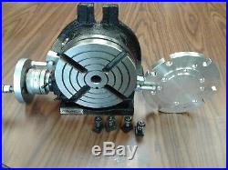 6 HORIZONTAL & VERTICAL ROTARY TABLE w. Centering base adapter #IN-TSL6-ADP-new