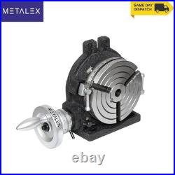 6 Inch Precision Rotary Table 3 Slot Horizontal & Vertical Milling Machine Tool