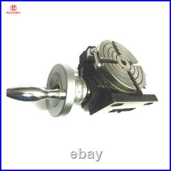 6 Inch Rotary Table Horizontal Vertical HV6 4 slots 150 mm for Milling Machine 6 Inch Rotary Table Horizontal Vertical HV6 4 slots 150 mm for Milling Machine