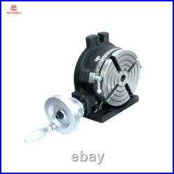 6 Inch Rotary Table Horizontal Vertical HV6 4 slots 150 mm for Milling Machine 6 Inch Rotary Table Horizontal Vertical HV6 4 slots 150 mm for Milling Machine