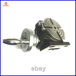 6 Inch Rotary Table Horizontal Vertical HV6 4 slots 150 mm for Milling Machine 6 Inch Rotary Table Horizontal Vertical HV6 4 slots 150 mm for Milling Machine