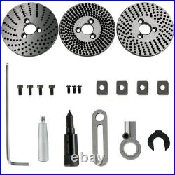 6 Inch Rotary Table Horizontal Vertical Milling 4-Slot MT-2 with Indexing Plate