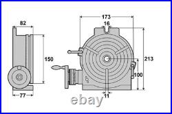6 Precision Horizontal & Vertical 3 slot Rotary Table USA Quality 6 INCH TSL 16