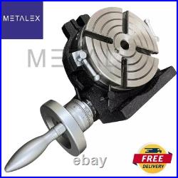 6 Precision Rotary Table Horizontal Vertical Dividing Plate For Milling Machine