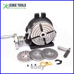 6 Precision Rotary Table Horizontal Vertical & Index plate set dividing plate