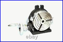 6 Rotary Table 3 Slot With Dividing Plate set, Tailstock & M8 Clamping Kit