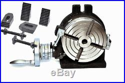 6 Rotary Table 4 Slot Horizontal & Vertical With M8 Clamping Kit