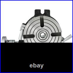 6 Rotary Table Horizontal Vertical 4-Slot with Dividing Plates Milling Tool