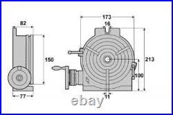 6 Rotary Table Horizontal Vertical for Milling Machine HV- 6 (3 Slot)