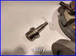 6 horizontal / vertical rotary table for milling with insert for myford chuck