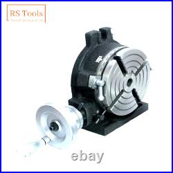 6 inch 150 mm Rotary Table Horizontal Vertical HV6-4 slots for Milling Machine