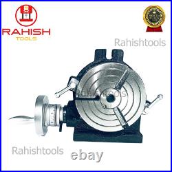 6 inch Horizontal Vertical 3 slot Rotary table, Dividing plates, tailstock USA
