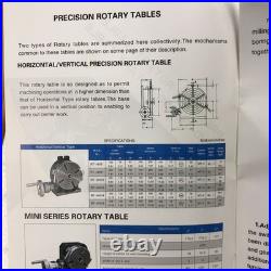 6 inch Horizontal Vertical Rotary table