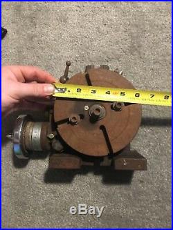 6 inch Milling Machine Vertical Horizontal Rotary Table Japanese News Vintage