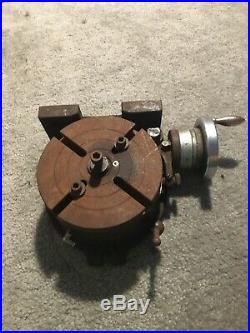 6 inch Milling Machine Vertical Horizontal Rotary Table Japanese News Vintage