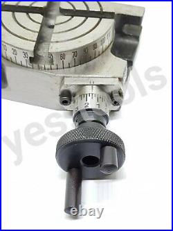 75MM 3 Rotary Table 4 Slot Horizontal Vertical Milling Anchor