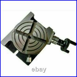 80mm 3 Rotary Table 4 Slot Horizontal Vertical Milling Anchor