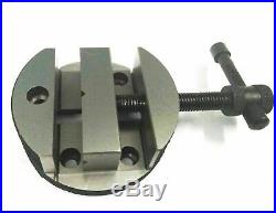 80mm ROUND VICE & FIXING TEE NUTS WITH 3 ROTARY TABLE MILLING TOOLS