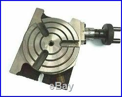 80mm ROUND VICE & FIXING TEE NUTS WITH 4 ROTARY TABLE MILLING TOOLS