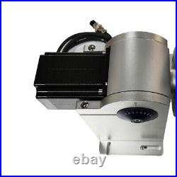 80mm US Laser Axis Chuck Rotary Shaft Attachment For Fiber Laser Marking Machine