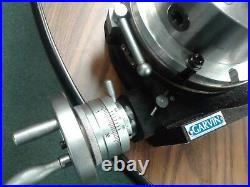 8 HORIZONTAL & VERTICAL ROTARY TABLE w. Adapter & 6 4-jaw chuck, #IN-TSL8-C6
