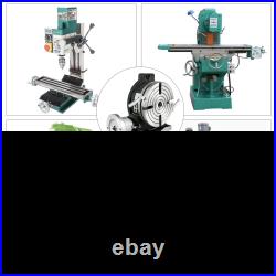 8 HV8 Rotary Table Horizontal Vertical 3MT Milling Drilling Machine