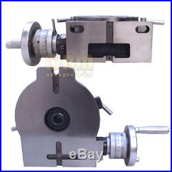 8'' Horizontal & Vertical Rotary Table Milling Drilling Boring Vise Vice HV NEW