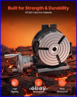 8 Horizontal Vertical Rotary Table Precision Milling Indexing Table Cast Iron