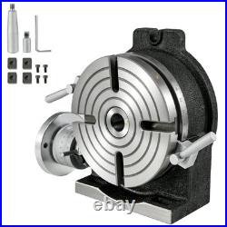 8 Precision Horizontal and Vertical Rotary Table with 4 slot for milling machine
