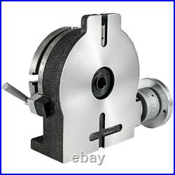 8 Precision Horizontal and Vertical Rotary Table with 4 slot for milling machine