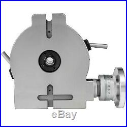 8 Rotary Table Horizontal Vertical 3-Slot for Milling Machine Precision