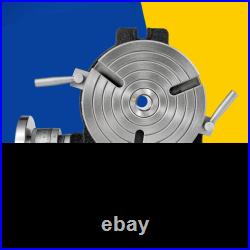 8 Rotary Table MT3 Horizontal Vertical 3-Slot 360° for Milling Machine