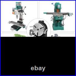 8 Rotary Table MT3 Horizontal Vertical 3-Slot 360° for Milling Machine