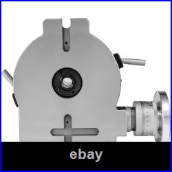 8 Rotary Table MT3 Horizontal Vertical 3-Slot 360° for Milling Machine