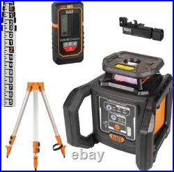 93RLS Green Self-Leveling Rotary Laser Level Kit, Horizontal/Vertical with Plumb