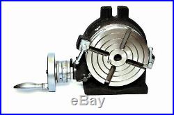 A New 6 Rotary table 4 SLOTS Horizontal & Vertical used in milling machine