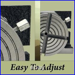 Assorts 4 100mm Rotary Table Horizontal Vertical with 3 Jaw Chuck Clamp Kit