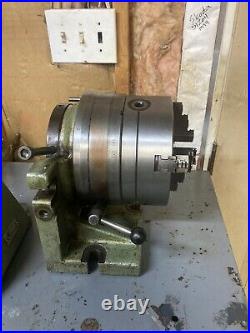 BISON 8 HORIZONTAL VERTICAL ROTARY INDEXING SUPER SPACER with Chuck & Tail Stock