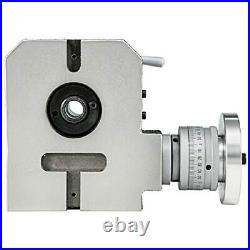 BestEquip Rotary Table 4inch-100mm Horizontal Vertical Milling Table 2/5inch10mm