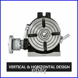 BestEquip Rotary Table 6inch(150mm) Horizontal Vertical Milling Table 2/5inch