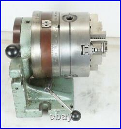 Bison 6 Horizontal/vertical Super Spacer Rotary Indexer 6 3 Jaw Chuck Rev Jaws