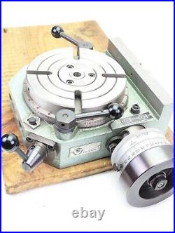 Bison 6 Rotary Table Horz. &Vert 5859-160 Smooth Operation Poland Machinist ¡076
