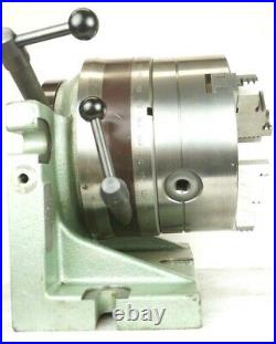 Bison Horizontal/vertical Super Spacer Rotary Indexer 8 3 Jaw Chuck Clean