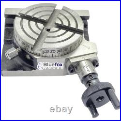Bluefox 3 (80mm) Rotary Table Horizontal & Vertical HV Milling Table with 4