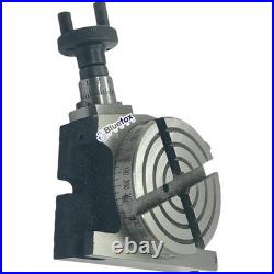 Bluefox 3 (80mm) Rotary Table Horizontal & Vertical HV Milling Table with 4