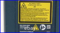 Bosch 2000' Self-Leveling Horizontal/Vertical Rotary Laser Kit GRL2000-40HVK Bosch 2000' Self-Leveling Horizontal/Vertical Rotary Laser Kit GRL2000-40HVK