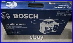 Bosch GRL 2000-40HVK Self-Leveling Horizontal/Vertical Rotary Laser Kit 2000 New